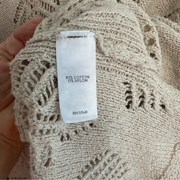 J Jill Women's Textured Stitch Hooded Sweater EUC - Picture 4 of 5